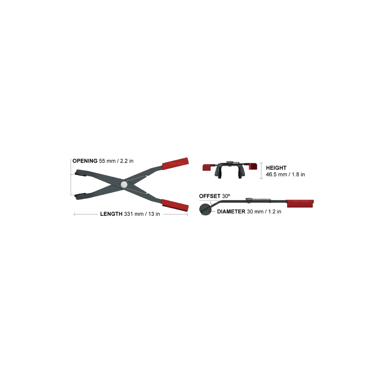 Long Reach and Offset Hose Clamp Pliers